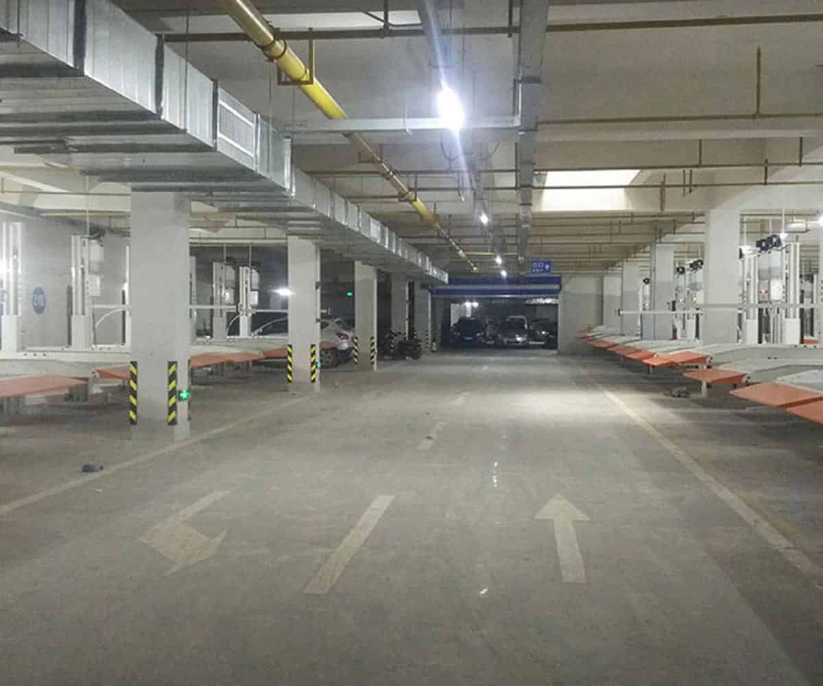 兩柱升降式機械停車設備拆除